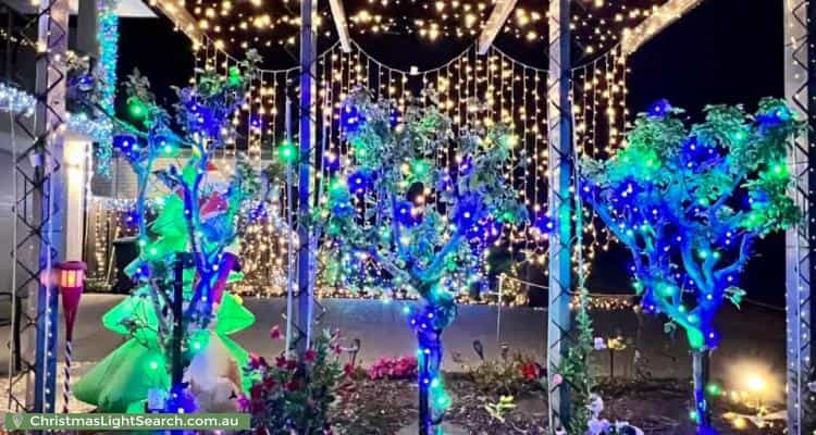 Christmas Light display at 69 Castella Drive, Caversham