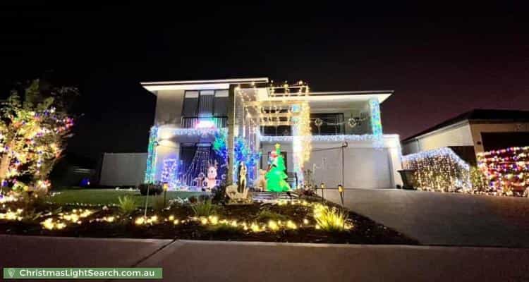 Christmas Light display at 69 Castella Drive, Caversham