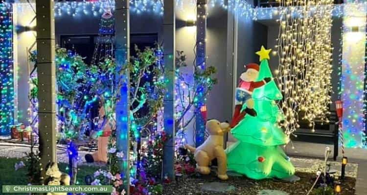 Christmas Light display at 69 Castella Drive, Caversham