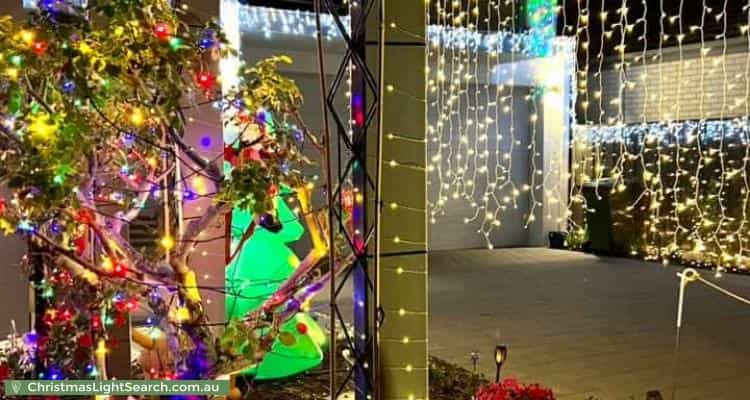 Christmas Light display at 69 Castella Drive, Caversham