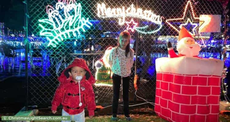 Christmas Light display at 1785 South Gippsland Highway, Cranbourne East
