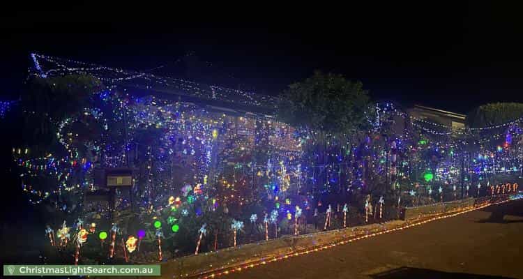 Christmas Light display at 3 Meehan Close, Karabar