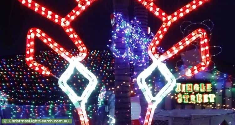 Christmas Light display at 20 Adrian Street, Caboolture