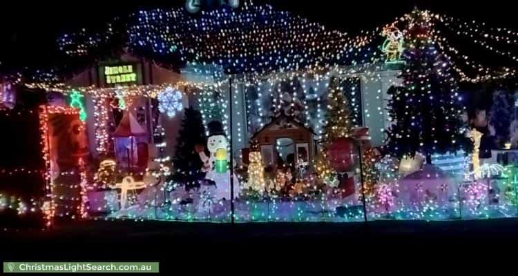 Christmas Light display at 20 Adrian Street, Caboolture