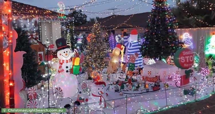 Christmas Light display at 20 Adrian Street, Caboolture