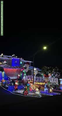 Christmas Light display at 21 Ocean Shores Edge, Connolly
