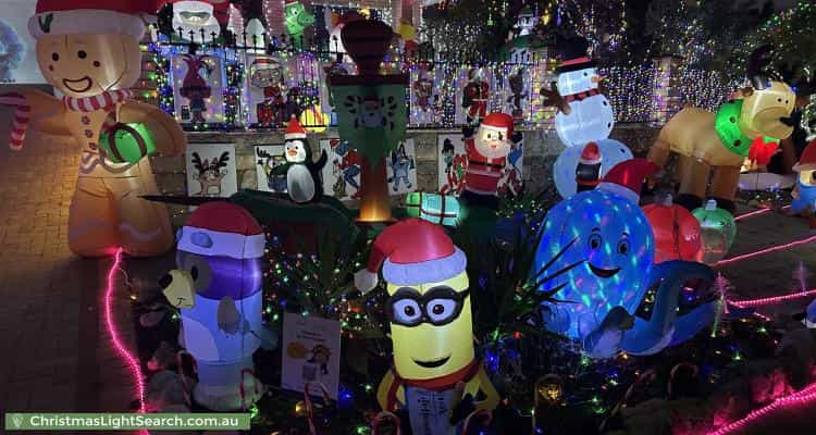 Christmas Light display at 21 Ocean Shores Edge, Connolly