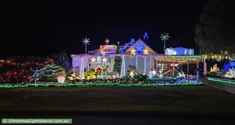 Christmas Light display at  Wembley Avenue, Bridgewater
