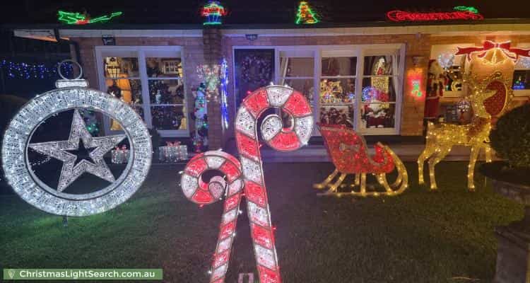 Christmas Light display at 5 Rosedale Avenue, Wattle Park