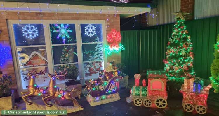 Christmas Light display at 5 Rosedale Avenue, Wattle Park