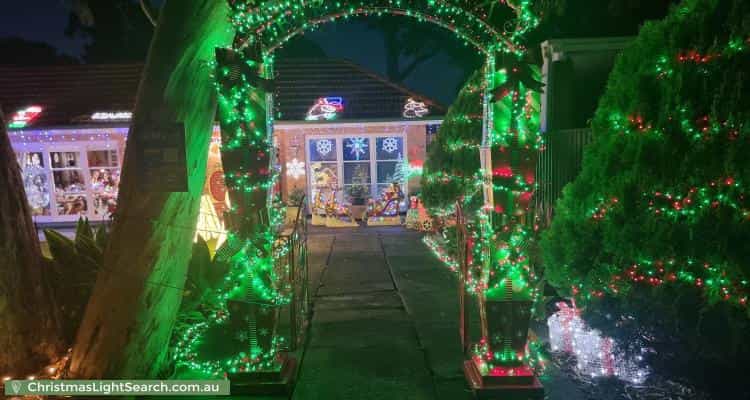 Christmas Light display at 5 Rosedale Avenue, Wattle Park