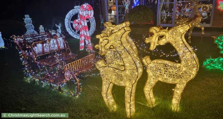 Christmas Light display at 5 Rosedale Avenue, Wattle Park