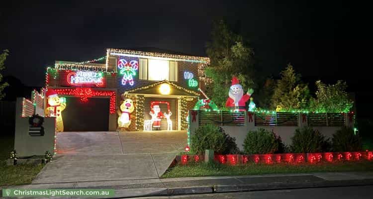 Christmas Light display at 27 Drysdale Avenue, Kingston