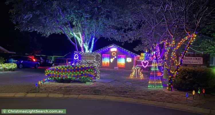 Christmas Light display at  Edith Place, Amaroo