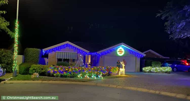 Christmas Light display at  Edith Place, Amaroo