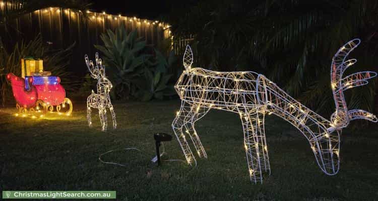 Christmas Light display at 8 Poole Street, Osborne