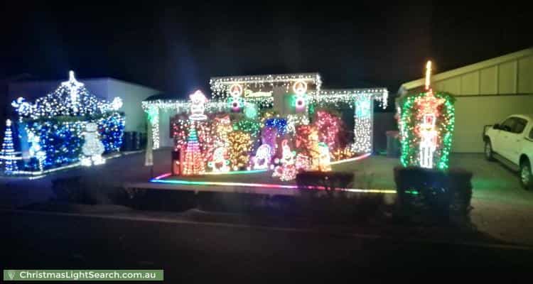 Christmas Light display at 68 Indigo Road, Caloundra West