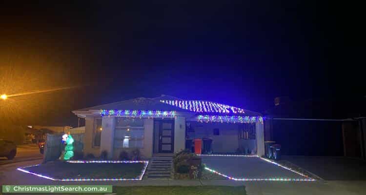 Christmas Light display at 1 Domain Drive, Beveridge