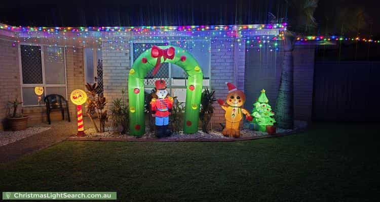 Christmas Light display at 5 Longcove Place, Parkwood