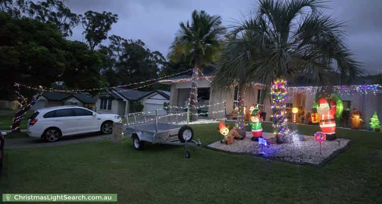 Christmas Light display at 5 Longcove Place, Parkwood