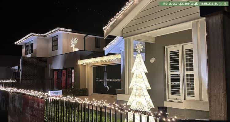 Christmas Light display at 11 Fresco Place, Clyde North