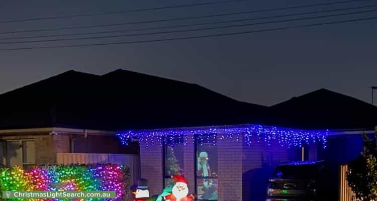 Christmas Light display at 20 Sando Street, Findon