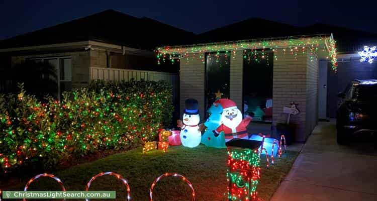 Christmas Light display at 20 Sando Street, Findon