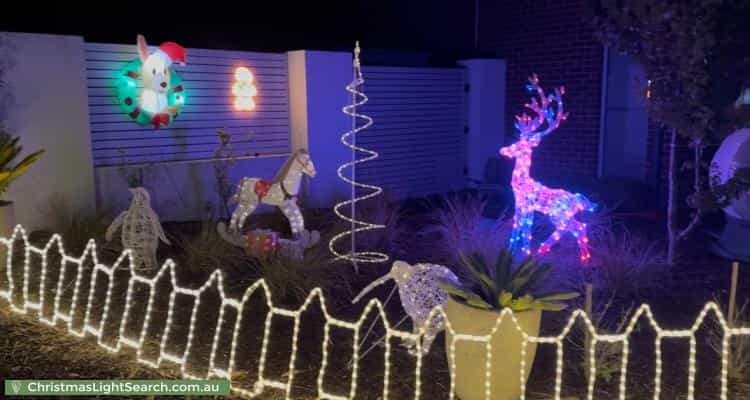 Christmas Light display at 36 Alan Watt Crescent, Casey
