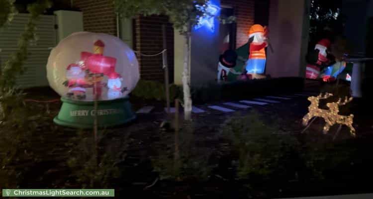 Christmas Light display at 36 Alan Watt Crescent, Casey