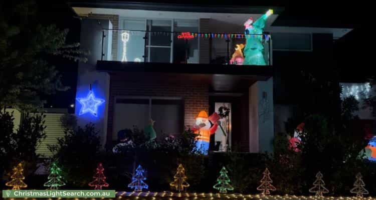 Christmas Light display at 36 Alan Watt Crescent, Casey