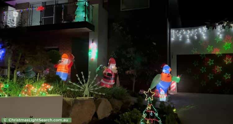 Christmas Light display at 36 Alan Watt Crescent, Casey