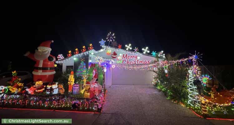 Christmas Light display at 17 Elation Street, Palmview