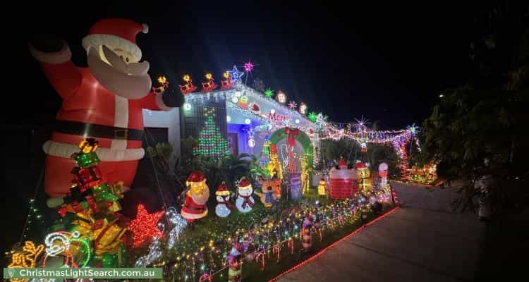 Christmas Light display at 17 Elation Street, Palmview