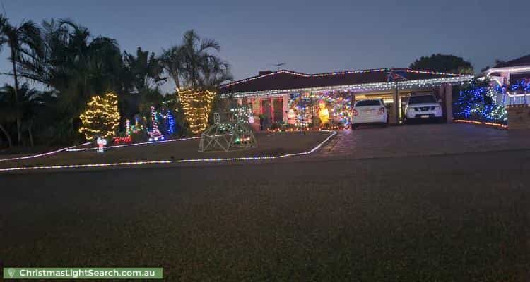 Christmas Light display at 15 Edmonton Place, Kingsley
