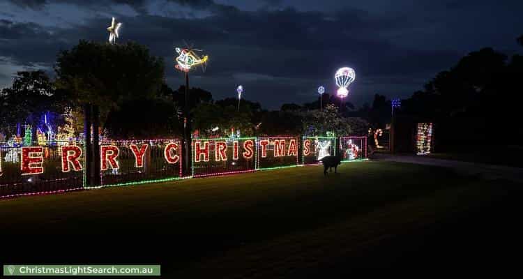 Christmas Light display at  Hatchs Road, Nyora