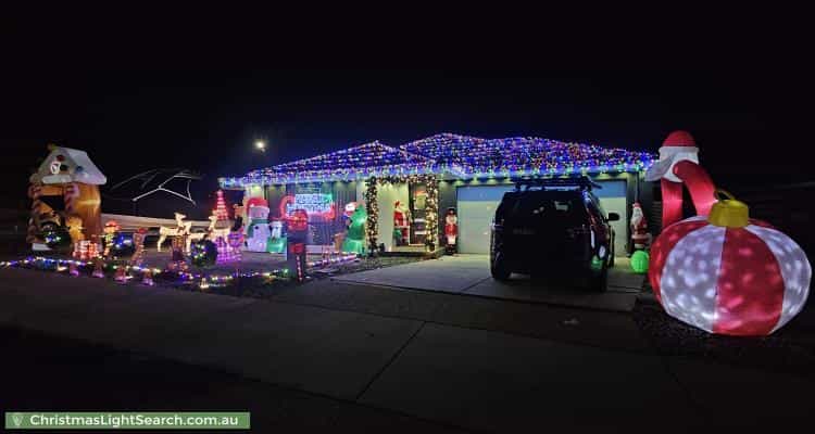 Christmas Light display at 14 Sodersten Street, Taylor