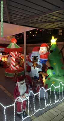 Christmas Light display at  Stevens Street, Southport