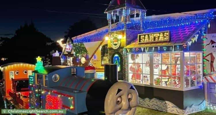 Christmas Light display at  Aloma Avenue, Wyndham Vale