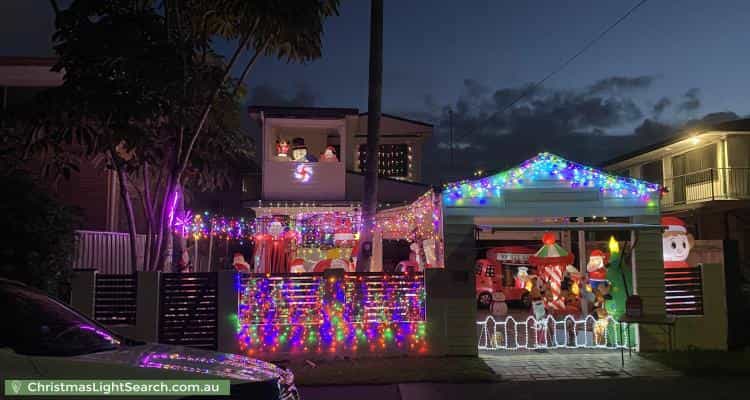 Christmas Light display at  Stevens Street, Southport