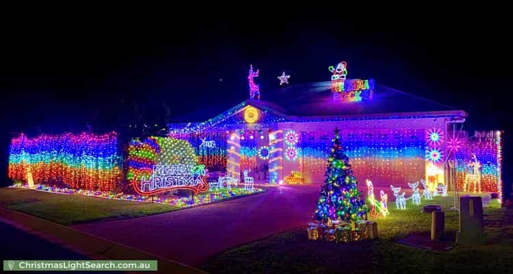 Christmas Light display at 12 Alpinia Terrace, Mount Sheridan