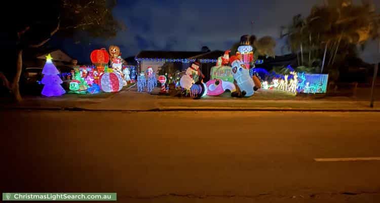 Christmas Light display at 167 Kluver Street, Bald Hills
