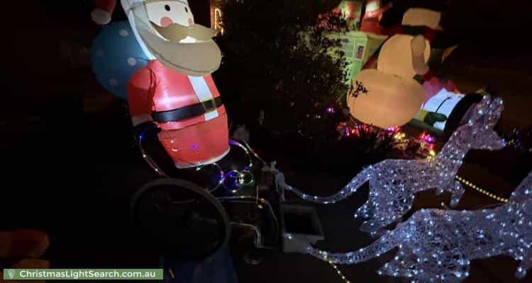 Christmas Light display at 167 Kluver Street, Bald Hills