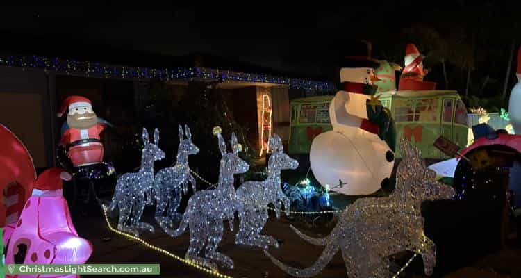 Christmas Light display at 167 Kluver Street, Bald Hills