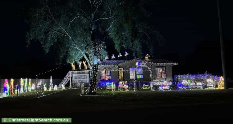 Christmas Light display at 10 George Street, Old Junee