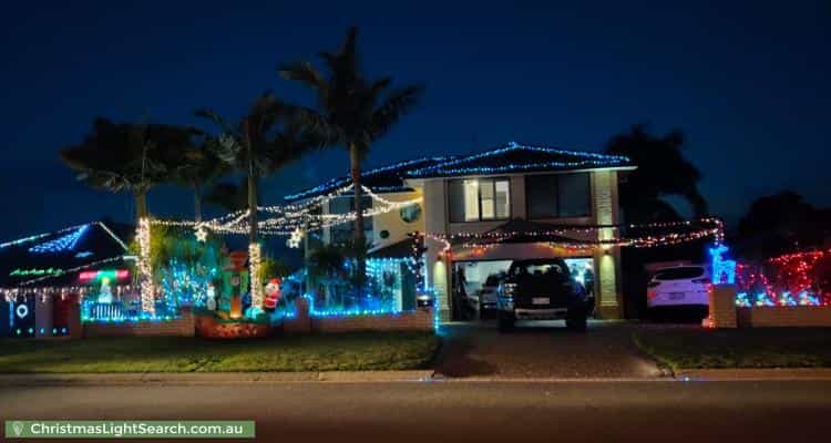 Christmas Light display at 20 Wunburra Circle, Pacific Pines