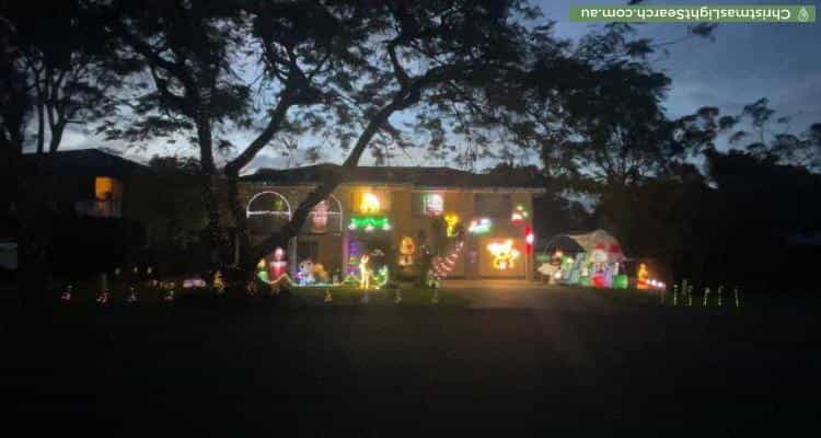 Christmas Light display at 38 Sherry Street, Carseldine