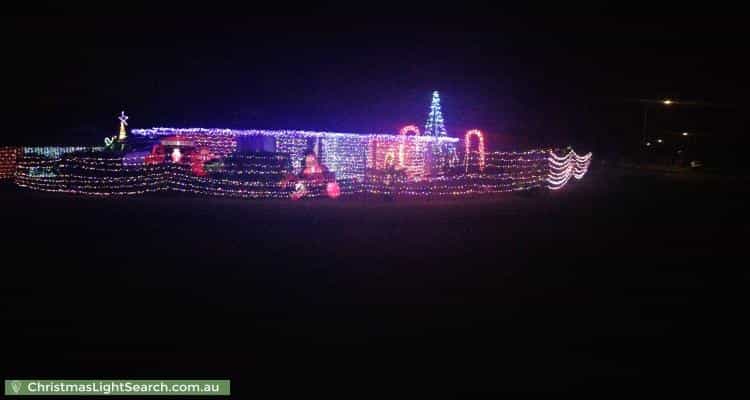Christmas Light display at 2 Forestlea Place, Morayfield