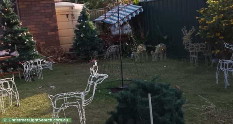 Christmas Light display at 5 Corsloot Street, Regents Park
