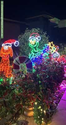 Christmas Light display at  Jorgensen Street, Moncrieff
