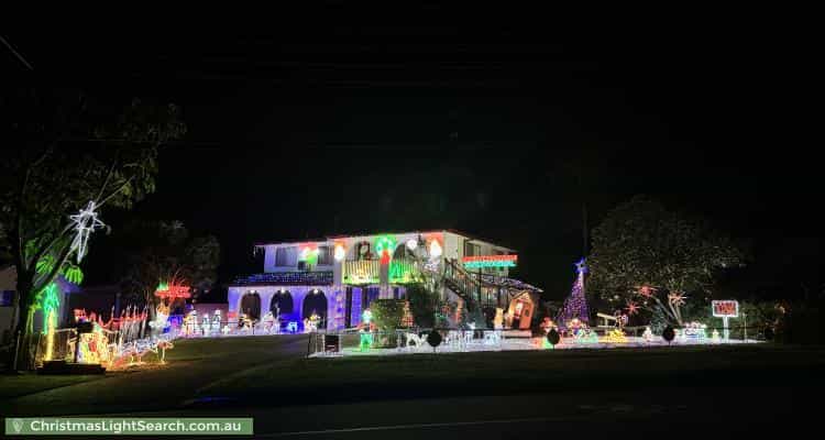 Christmas Light display at 52 Bluebell Street, Alexandra Hills